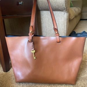 Lucky Brand Leather Tote Bag Purse
